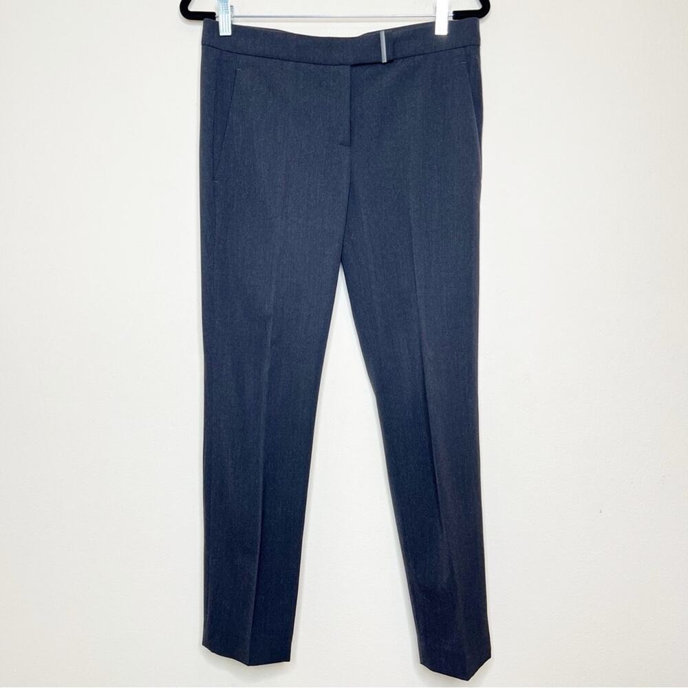 Brunello Cucinelli Grey Straight leg Wool Slacks Size 6